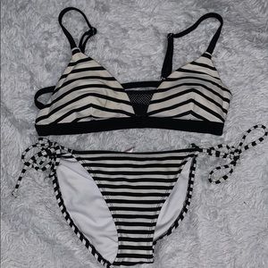 Striped Bikini Set